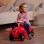Siedzisko jeździka BIG Bobby Car — otwór pod siedziskiem i ergonomiczny profil do komfortu zabawy