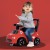 Siedzisko odchylone jeździka Smoby — przestrzeń pod siedzeniem, mechanizm zamocowania i wewnętrzne detale widoczne