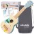 Drewniane ukulele dla dzieci CLASSIC WORLD w niebieskim wykończeniu — widok frontalny instrumentu