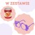 Wnętrze kokpitu jeździka Cozy Coupe — kierownica, miejsce siedzące i detale dekoracji Bluey