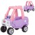 Jeździk LITTLE TIKES Cozy Coupe Truck w różowym kolorze — widok z przodu z kierownicą, maską i reflektorami.