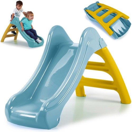 Zjeżdżalnia wodna FEBER Casual Slide 91 cm — kolorowy, lekko falowany ślizg do ogrodowego basenu