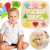 Drewniana tablica manipulacyjna Viga — ścienna edukacyjna tablica w stylu Montessori z kolorowymi kształtami