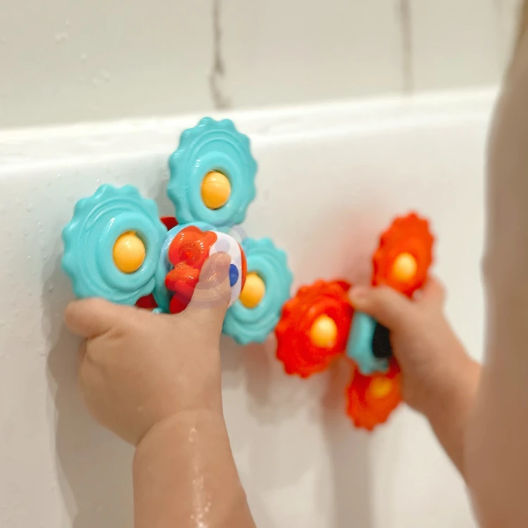 Detal wirującej części Spinnera WOOPIE BABY — widok mechanizmu i powierzchni przeznaczonej do gryzienia