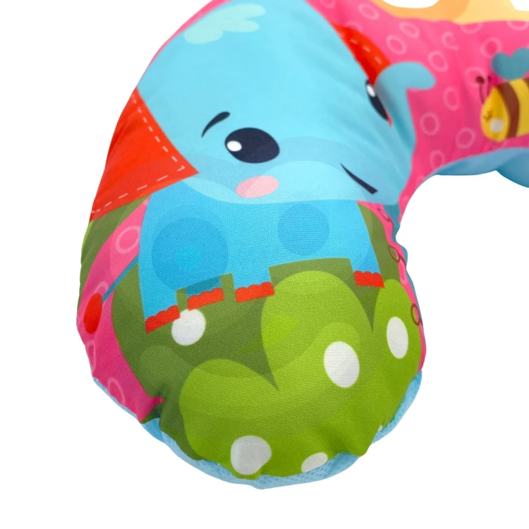 Elementy sensoryczne maty WOOPIE BABY — kontrastowe wzory, różne kształty i miejsca do zabawy