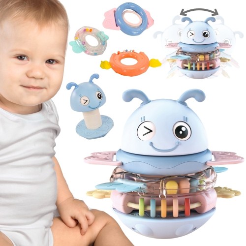 WOOPIE Baby Wańka-wstańka 2w1 – grzechotka i gryzak