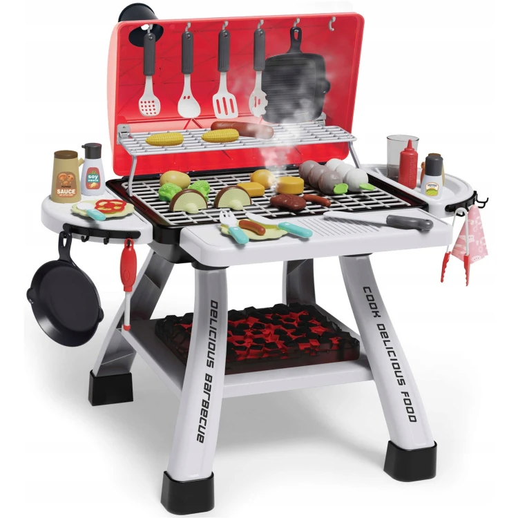 Otwierana komora i frontowe drzwiczki w kuchni WOOPIE — widok boczny konstrukcji i elementów