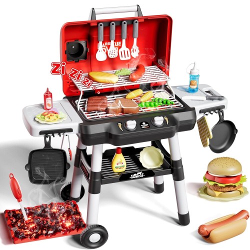 WOOPIE Grill Barbecue Kuchnia Ogrodowa Interaktywna LED — zestaw XL 31 el. widok frontowy całości