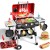 WOOPIE Grill Barbecue Kuchnia Ogrodowa Interaktywna LED — zestaw XL 31 el. widok frontowy całości