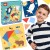 TOOKY TOY Puzzle Tangram 18el. — kolorowy zestaw kształtów do układania i nauki rozpoznawania figur