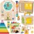 Tooky Toy edukacyjne pudełko Montessori 6w1 — zamknięty zestaw do nauki liczb i tablicy pogody