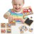 Układanka drewniana Montessori z pojazdami Viga — kolorowe, magnetyczne puzzle edukacyjne do dopasowywania