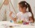 Piramidka z elementów ustawiona pionowo — widok z boku układanki Montessori marki VIGA
