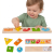 Drewniana układanka geometryczna MONTESSORI CLASSIC WORLD — sorter kształtów w kolorach, 6 elementów