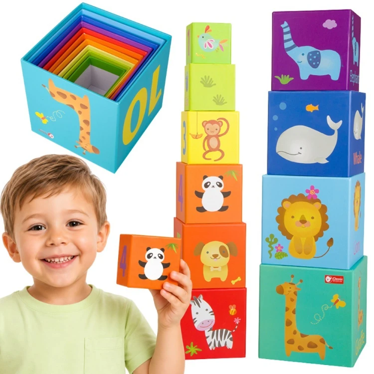 CLASSIC WORLD Magic Box klocki i układanka w pudełku — widok z przodu, marka 50