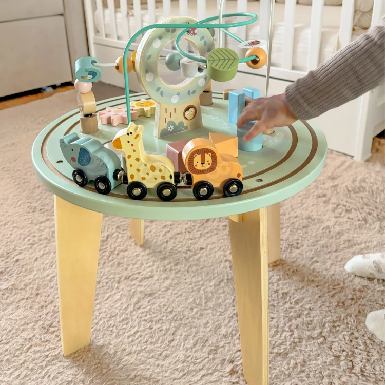 Panel manipulacyjny na blacie TOOKY TOY — różne elementy do przesuwania i sortowania w kadrze