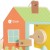 Zestaw rozłożony do instrukcji — komplet elementów MONTESSORI CLASSIC WORLD gotowy do nawlekania