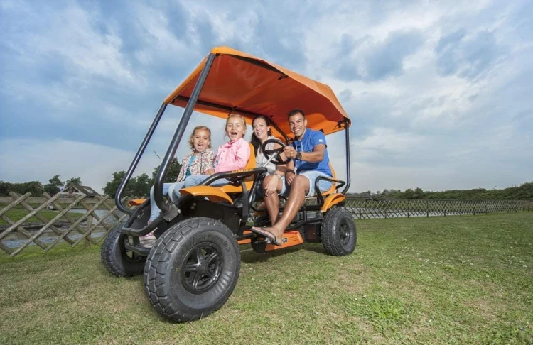 Kształt dachu przeciwsłonecznego Gran Tour Berg — zaokrąglony profil i linia odprowadzająca wodę