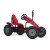 Gokart na pedały BERG XL Case IH — widok 3/4 czerwonego pojazdu, rama, kierownica i przednie koło