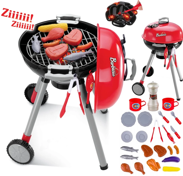 Grill dla dzieci WOOPIE 48 z podświetlanymi palnikami i efektami dźwiękowymi na stole