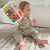 Widok z góry na kolorowe klocki sensoryczne WOOPIE BABY