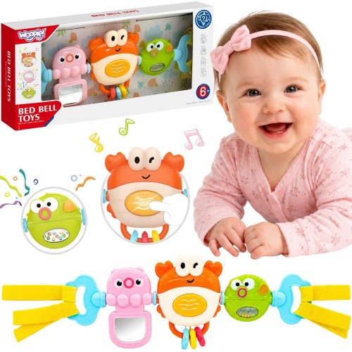 Zawieszka sensoryczna WOOPIE Baby z motywem morskim w kolorowej odsłonie