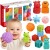WOOPIE BABY sensoryczne puzzle 20 el. 88 — miękkie elementy do nauki liczenia i dźwięku