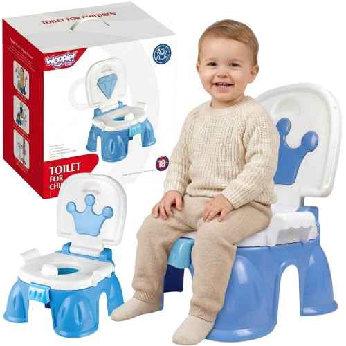 Pierwszy nocnik dla dziecka WOOPIE BABY 3w1 z muzyką — krzesełko i stopień marki 88.