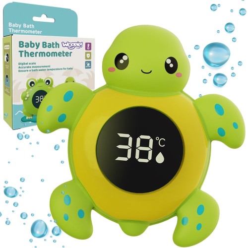 Termometr do kąpieli WOOPIE BABY 2w1 (88) — żółwik mierzący temperaturę wody i pomieszczenia