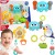 Kolorowy łuk sensoryczny Woopie Baby z elementami do zabawy dla niemowląt