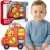 Interaktywne pianinko autobus Woopie Baby z czerwonym autobusem i lwem