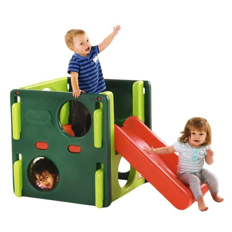 Małpi Gaj dla Maluchów LITTLE TIKES — kolorowy plac zabaw z małą zjeżdżalnią i schodkami dla dzieci