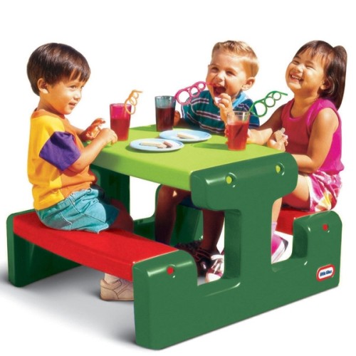 LITTLE TIKES Stolik piknikowy – soczysta zieleń