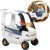 Jeździk Cozy Coupe LITTLE TIKES w stylu łazika kosmicznego — widok z przodu z otwartym kokpitem dla malucha