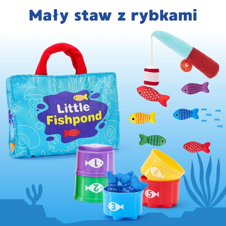 Torbo-mata 2w1 rozłożona jako stawik do zabawy w zestawie WOOPIE