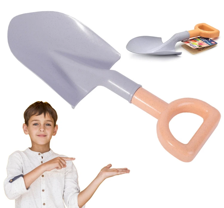 Łopatka do piasku WOOPIE GREEN 33 cm z biodegradowalnego, organicznego materiału — do zabawy w piaskownicy