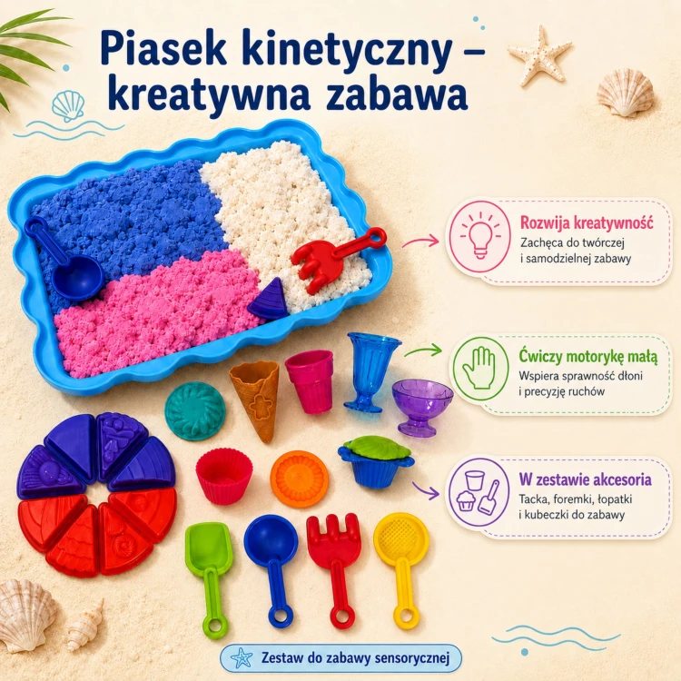 Opakowanie zestawu WOOPIE od góry — widoczne logo i grafika lodziarni, elementy ułożone w przegródkach