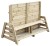 Komplet ścianki z ławeczką i lustrem — propozycja zabawy sensorycznej w piasku od CLASSIC WORLD EDU