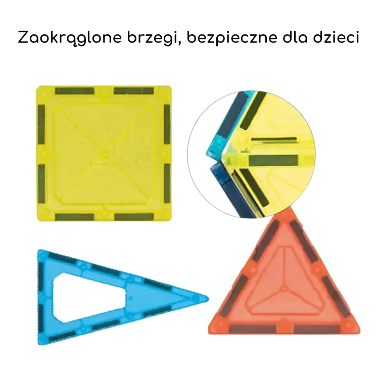 Ręce składające konstrukcję z magnetycznych klocków WOOPIE — pokaz składania paneli i łączeń w praktyce