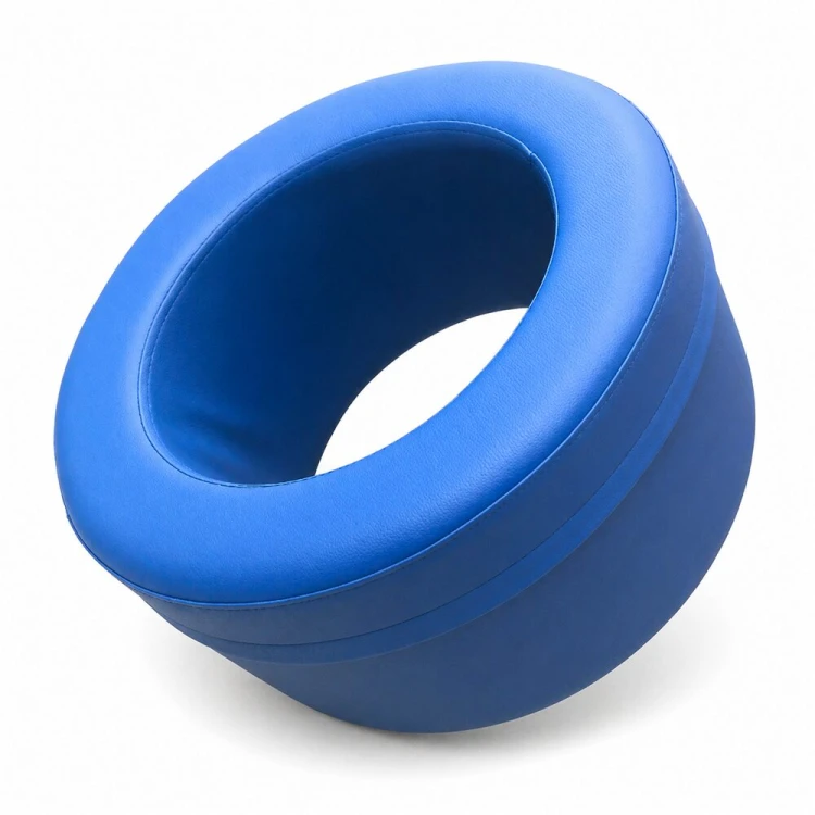 Mini beczka oponka 30 cm używana w przedszkolu jako element zajęć ruchowych i terapii