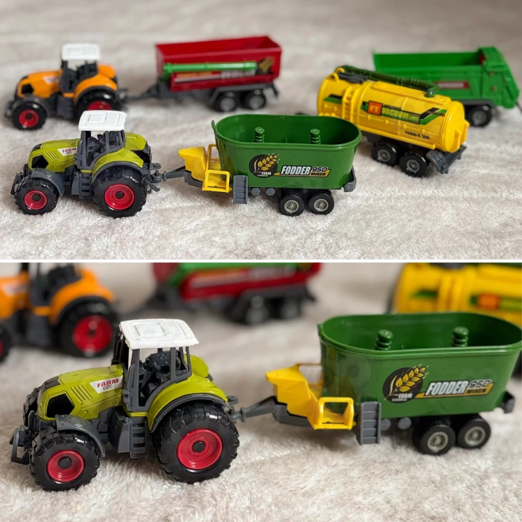 Opakowanie zestawu Mini Farmera WOOPIE — grafika i etykieta przedstawiające zawartość kompletu