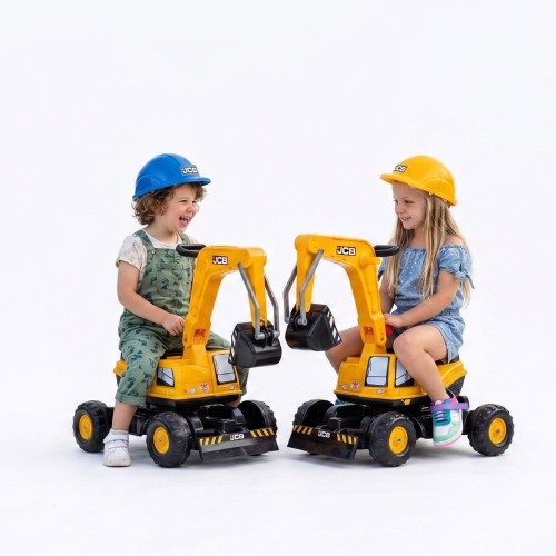 FALK koparka JCB DIGGER obrotowa w intensywnym żółtym kolorze z ruchomą łyżką i kabiną