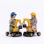 FALK koparka JCB DIGGER obrotowa w intensywnym żółtym kolorze z ruchomą łyżką i kabiną