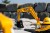 Kabina operatora koparki JCB DIGGER FALK — otwarta kabina ze sterowaniem i szybką