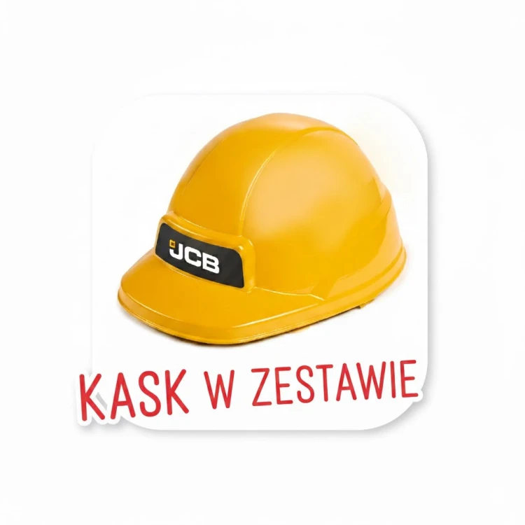 Elementy konstrukcyjne: połączenia ramienia koparki JCB DIGGER oraz widoczne mocowania