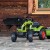 Kierownica i ergonomiczne siedzisko traktor Claas Falk — detal fotela i uchwytu w zbliżeniu