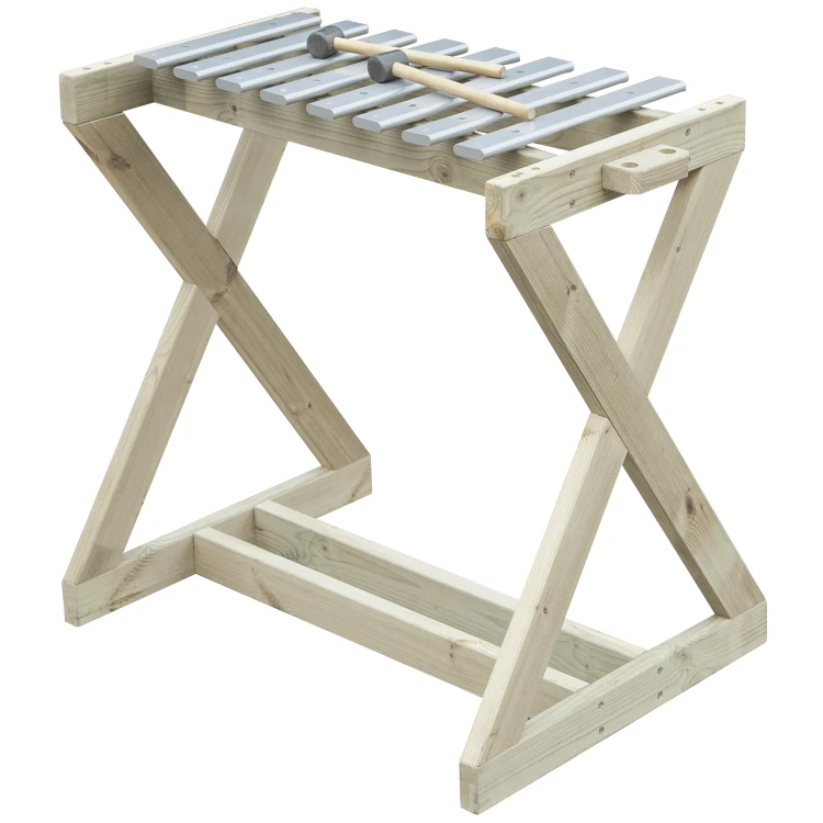 Ksylofon Duże Cymbałki CLASSIC WORLD EDU 91 — kolorowy instrument muzyczny w drewnianej ramie