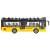 Autobus WOOPIE 48 nocą — włączone oświetlenie wewnętrzne i zewnętrzne, atmosfera sceny