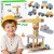 Dźwig portowy TOOKY TOY 51 — drewniany zestaw z obrotowym ramieniem, hakiem i platformą do podnoszenia ładunku