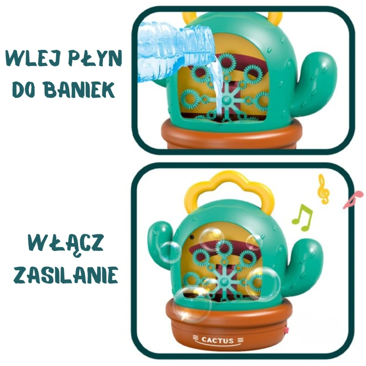 Zbliżenie na podstawę kaktusa 48 — stabilne podparcie i szczegóły widoczne pod dolną częścią urządzenia